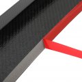 1pc Carbon Fiber Roof Spoiler Compatible For 2006-2013 Lexus Is250 Is350 Is-f Glossy Black Rear Window Trunk Wing Tail