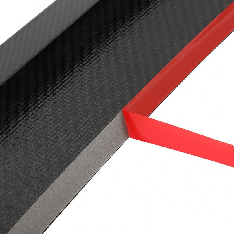 1pc Carbon Fiber Roof Spoiler Compatible For 2006-2013 Lexus Is250 Is350 Is-f Glossy Black Rear Window Trunk Wing Tail