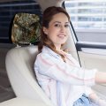 Bagea-ka Autumn Hunting Tree Camo Pattern 2 Pack Car Headrest Cover Seat Rest Protector Universal Fit Most Truck Models For