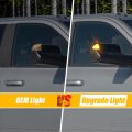 X Autohaux Led Side Mirror Turn Signal Indicator Light For Dodge Ram 1500 2500 3500 4500 5500 2010-2018 Amber White Len