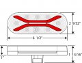 Optronics Stl602rbp Guide Led Tail Light Red