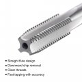 Uxcell Thread Millinging Tap M11 X 1 5 Metric Left Hand Machine Hss High Speed Steel 4 Straight Flutes Screw H2 Tapping