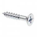 Prime-line Wood Screws Flat Head Phillips Drive 10 X 1 In Zinc Plated Steel 100 Pack 