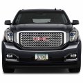 Ipick Image For Gmc Denali Real Black Forged Composite Carbon Fiber License Plate Frame