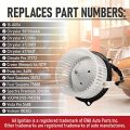 Ac Blower Motor With Fan Replaces 5015866aa 700010 615-00486 Compatible Dodge Jeep 1994-2002 Ram 1500 2500 94-02 3500 1993-1998