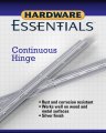 Continuous Pin Door Hinge 30 In X 1 5 Stainless Steel Surface Mount Rust Resistant Finish Model 853401