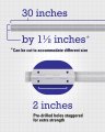 Continuous Pin Door Hinge 30 In X 1 5 Stainless Steel Surface Mount Rust Resistant Finish Model 853401
