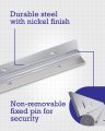 Continuous Pin Door Hinge 30 In X 1 5 Stainless Steel Surface Mount Rust Resistant Finish Model 853401