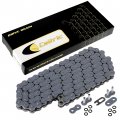 Caltric Grey O-ring Drive Chain Compatible With Kawasaki Kx125 Kx-125 1980 1981
