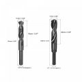 Uxcell Reduced Shank Drill Bit Set 16 5mm 17mm 1 2 Round Hss High Speed Steel 9341 Black Nitride Coated Twist Bits