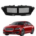 Glossy Black Front Bumper Hood Grille Upper Replacement For Mkz 2017 2018 2019 