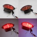 Httmt- Custom Smoke Lens Brake Tail Light W Integrated Turn Signals Indicators For 1999-2007 Suzuk Hayabusa Gsxr1300 2003-2006