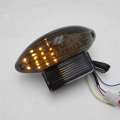 Httmt- Custom Smoke Lens Brake Tail Light W Integrated Turn Signals Indicators For 1999-2007 Suzuk Hayabusa Gsxr1300 2003-2006