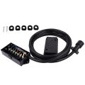 7 Way Plug Trailer Wire 12 Foot With Junction Box All Weather Rv Cable Power Cord For Camper Motorhome