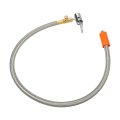 1 Pcs 23 6 Flexible Tire Inflator Hose Adapter M6 Thread Size Air Chuck With For Standard Valve Fine Release 