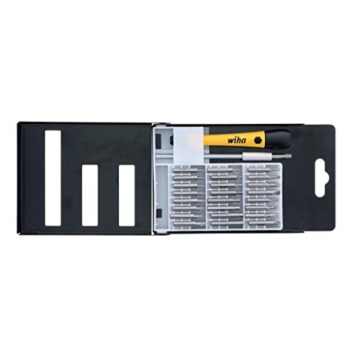 System 4 Precision Interchangeable Bit Set 27 Piece With Esd Safe Handle Torx Slotted Phillips Hex Inch Model 75992 In Compact