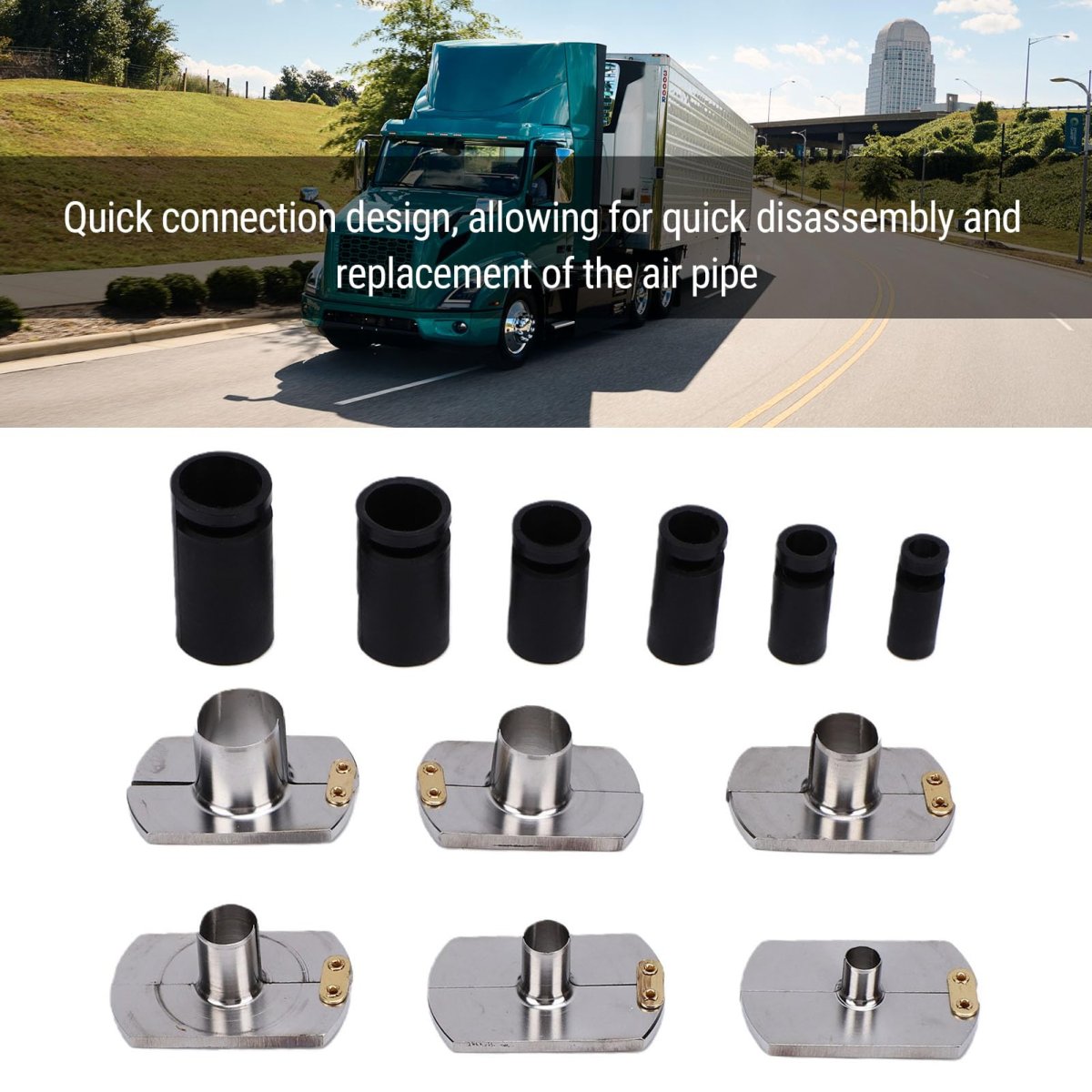 Aramox Air Hose Removal Tool Set Compatible With Oe 88800414 6 8 12 16mm Disassembly Tools For Pneumatic Brake Lines Trucks
