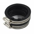 Deluxemoto Carburetor Intake Boot Joint W Clamps For Yamaha Rhino 660 Yxr660f 4x4 2004-07 