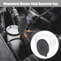 X Autohaux B8913-jg000 Gray Windshield Wiper Washer Fluid Reservoir Tank Bottle Cap Cover For Nissan Rogue 2008-2013