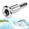 Thru Hull Fittings For Boats Straight-hull Valve 3 4 Stainless Steel Marine Barbed Hose Yachts Car Trailer Drain Thru-hull
