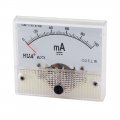 Uxcell Analog Current Panel Meter Dc 0-100ma 85c1 Ammeter 64x49x56mm For Automotive Circuit Testing Charging Battery Ampere 