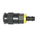 Ca665 3 8 In Automotive Steel Coupler X Easy Lock Barb Zinc Plated Body With Buna Nitrile Seals Max Working Pressure 300 Psi 