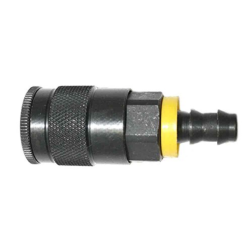 Ca665 3 8 In Automotive Steel Coupler X Easy Lock Barb Zinc Plated Body With Buna Nitrile Seals Max Working Pressure 300 Psi