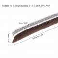 Uxcell Brush Weather Stripping Adhesive Felt Door Seal Strip Pile Weatherstrip Sweep For Window 394inch L X 0 35 Inch W 10000mm