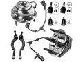 Front Wheel Hub Bearing And Ball Joint Tie Rod End Kit 8-piece For 2003-2009 Chevy Trailblazer 