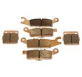 Front And Rear Sintered Brake Pads For 2008-2009 Yamaha Yfm 250 Rspx Rsey Special Edition 