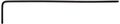 Bondhus 75949 1 27mm Prohold Ball End Tip Hex Key L-wrench With Proguard Finish And Long Arm Pack Of 25 72mm 