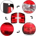 Wflnhb Driver And Passenger Side Tail Lights Assembly Replacement For Chevy Silverado 1500 2500 3500 2007-2013 Rear Brake Lamps