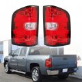 Wflnhb Driver And Passenger Side Tail Lights Assembly Replacement For Chevy Silverado 1500 2500 3500 2007-2013 Rear Brake Lamps
