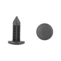 X Autohaux 20pcs 5mm Hole Dia Plastic Bolt Rivets Fastener Trim Panel Retainer Clips Black For Toyota