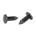 X Autohaux 20pcs 5mm Hole Dia Plastic Bolt Rivets Fastener Trim Panel Retainer Clips Black For Toyota