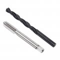 Uxcell Metric Tap And Drill Bit Set M10 X 1 5 Thread 8 5mm Black Oxide Twist Straight Flute Tapping Threading Repair Tool Kit