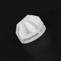 Uxcell Plastic Wire Cube Connectors 36x23mm Half Grid Buckle Clip For Storage Shelving Cabinet Organizer White 20pcs