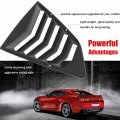 Camaro Side Window Louvers Windshield Cover Sunshade Louver Fit For Chevy 2016 2017 2018 2019 2020 2021 Matte Black