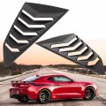 Camaro Side Window Louvers Windshield Cover Sunshade Louver Fit For Chevy 2016 2017 2018 2019 2020 2021 Matte Black 