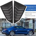 Camaro Side Window Louvers Windshield Cover Sunshade Louver Fit For Chevy 2016 2017 2018 2019 2020 2021 Matte Black
