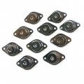 Chrome Dzus Self Eject Hex Head Qtr Turn Fasteners 7 16 500 10pk 
