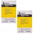 Niche Brake Pad Set For Honda Cb900f Super Hawk 1000 06455-mcz-016 06455-mbb-016 Front Organic 2 Pack