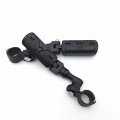 Xkh Group Motorcycle Black Short Angled Adjustable Peg Mounting Kit Eagle Footrest For V-star Roadstar Suzuki Boulevard With