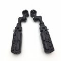 Xkh Group Motorcycle Black Short Angled Adjustable Peg Mounting Kit Eagle Footrest For V-star Roadstar Suzuki Boulevard With