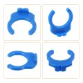 100pcs 3 8 Inch Locking Clip For Ro Water Filtration Systems Tube Quick Connect Lock Clamps Fitting Replacement Parts Blue
