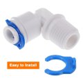 100pcs 3 8 Inch Locking Clip For Ro Water Filtration Systems Tube Quick Connect Lock Clamps Fitting Replacement Parts Blue