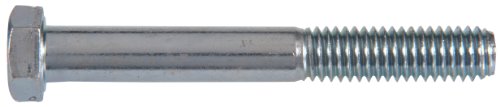 Hex Cap Screw Fine Pitch Metric M14 1 50x60mm Alloy Steel Grade 8 Hot Dipped Galvanized Silver 3 Pack
