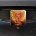 Phoenix Rising From The Flames Tow Trailer Hitch Cover Plug Insert
