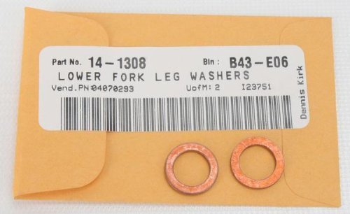 James Gasket Lower Fork Leg Copper Washer Jgi-45398-96