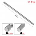Uxcell 10 Pcs H5 Magnetic Hex Head Screwdriver Bits 1 4 Inch Shank 5 9-inch Length S2 Power Tools